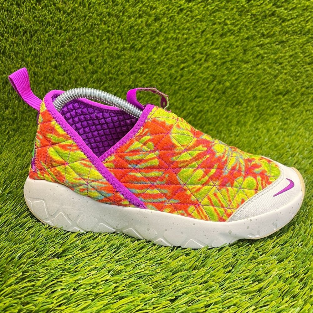 Nike ACG MOC 3.0 Tie Dye Mens Size 5.5 Green Purple White Athletic Shoes Sneaker